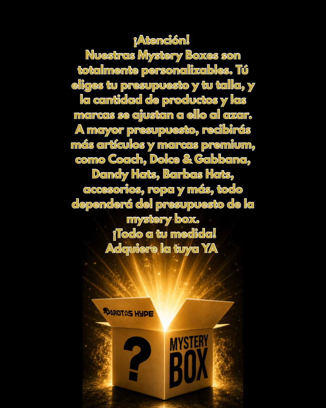 MYSTERY BOX PAROTAS HYPE
