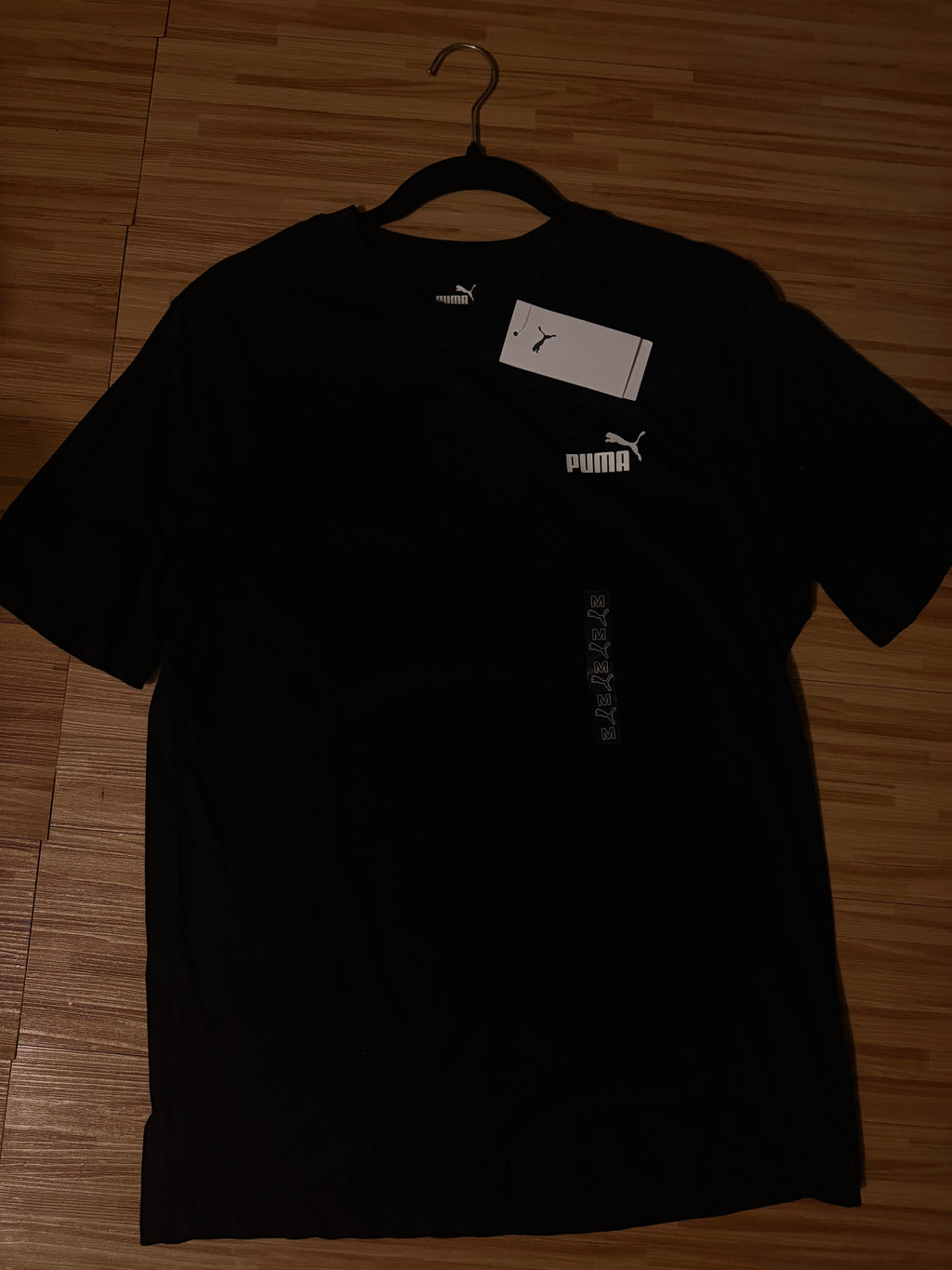PUMA Basic T Shirt BLACK