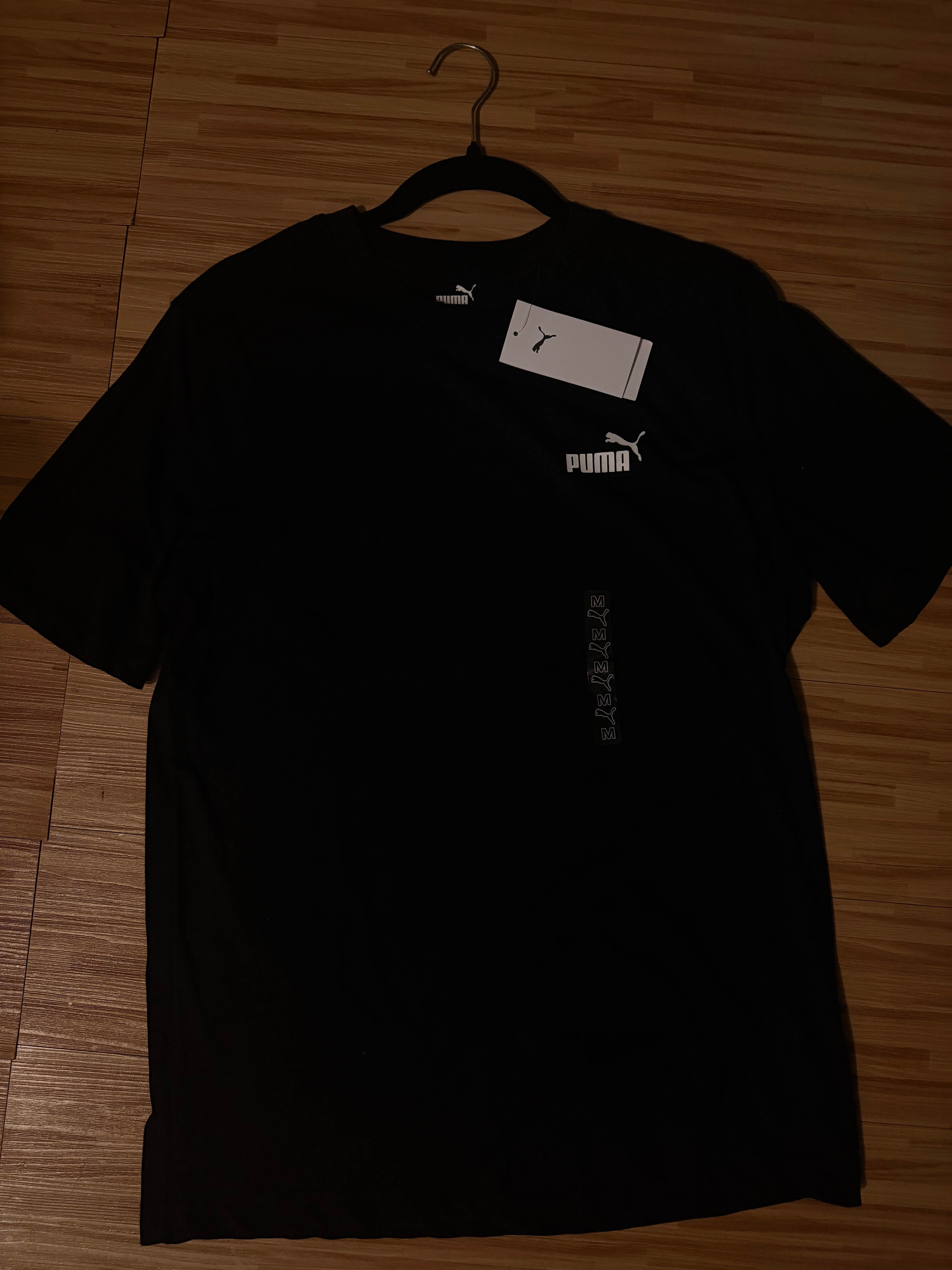 PUMA Basic T Shirt BLACK