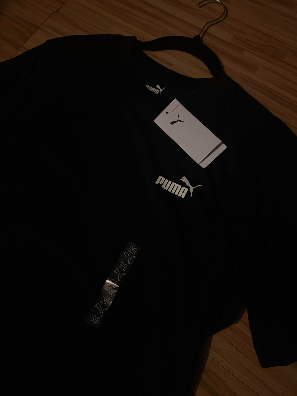 PUMA Basic T Shirt BLACK
